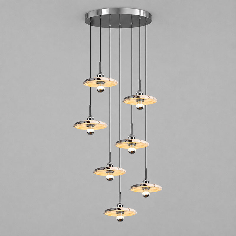 Zat Marble Cluster Chandelier