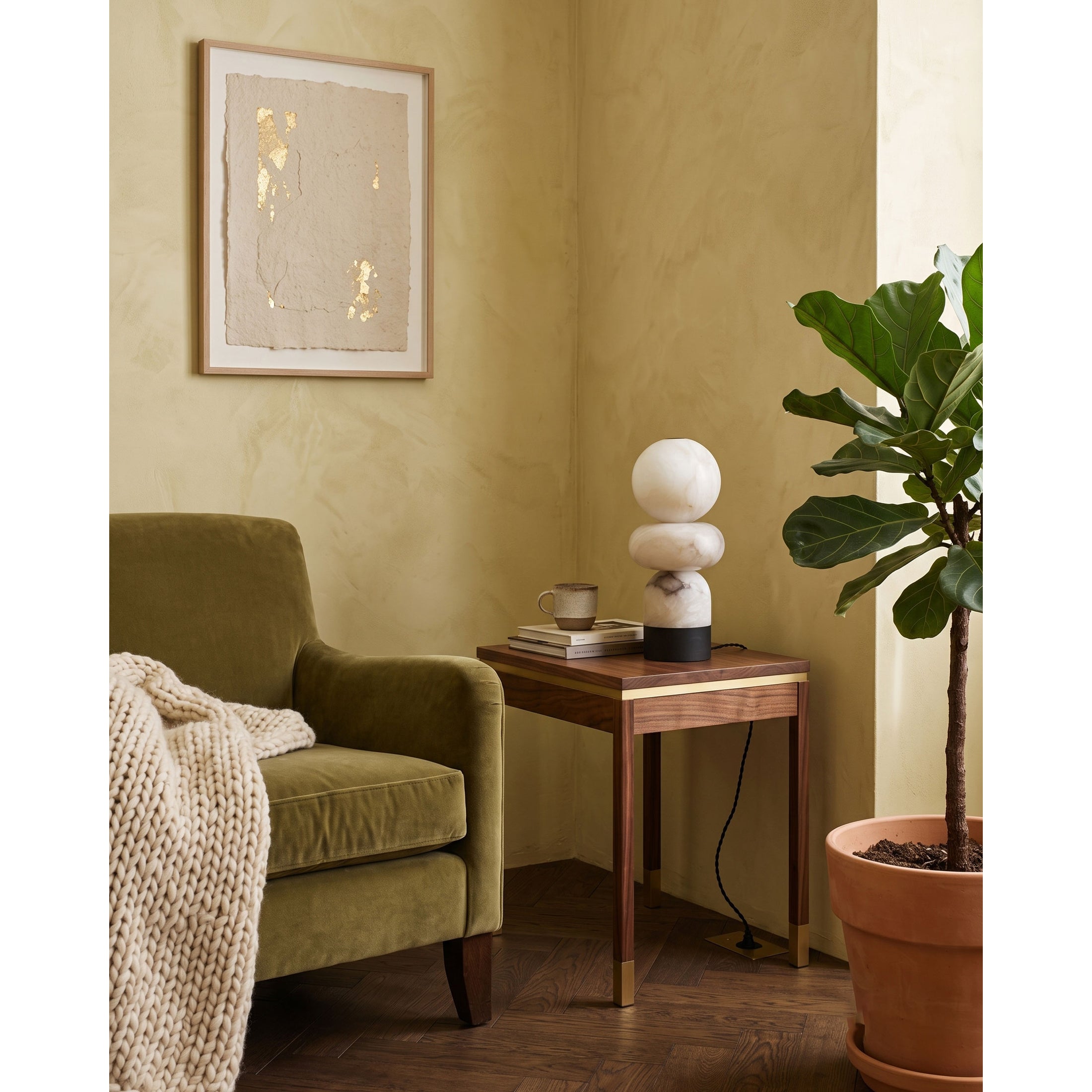 Zinnia Stacked Orb Table Lamp
