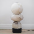 Load image into Gallery viewer, Zinnia Stacked Orb Table Lamp
