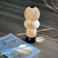 Load image into Gallery viewer, Zinnia Stacked Orb Table Lamp
