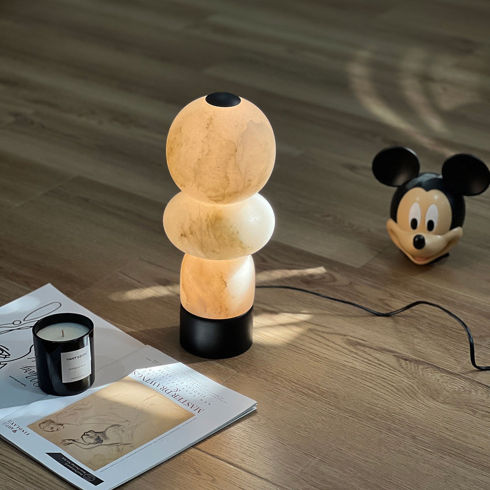 Zinnia Stacked Orb Table Lamp
