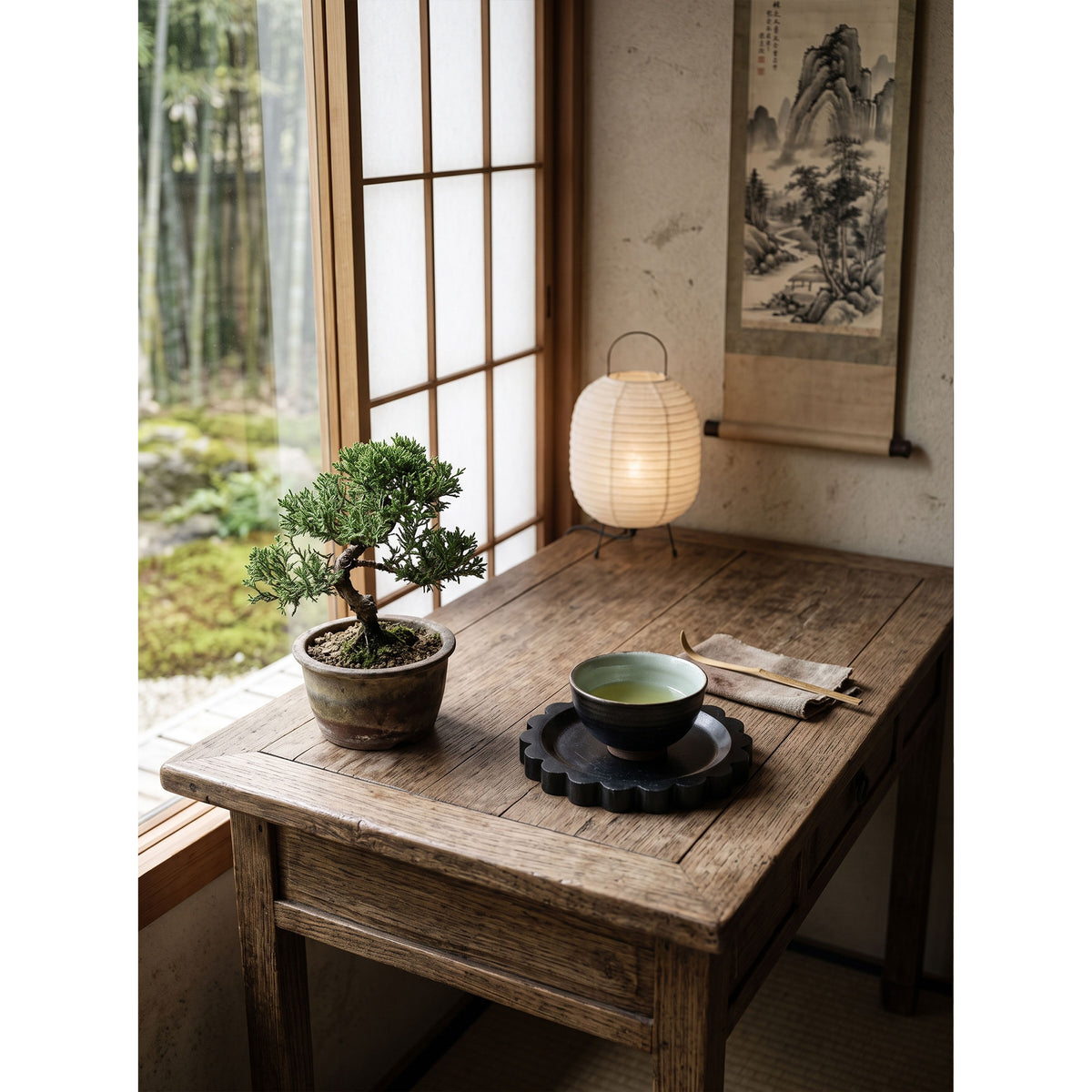 Zion Scalloped Stone Tray