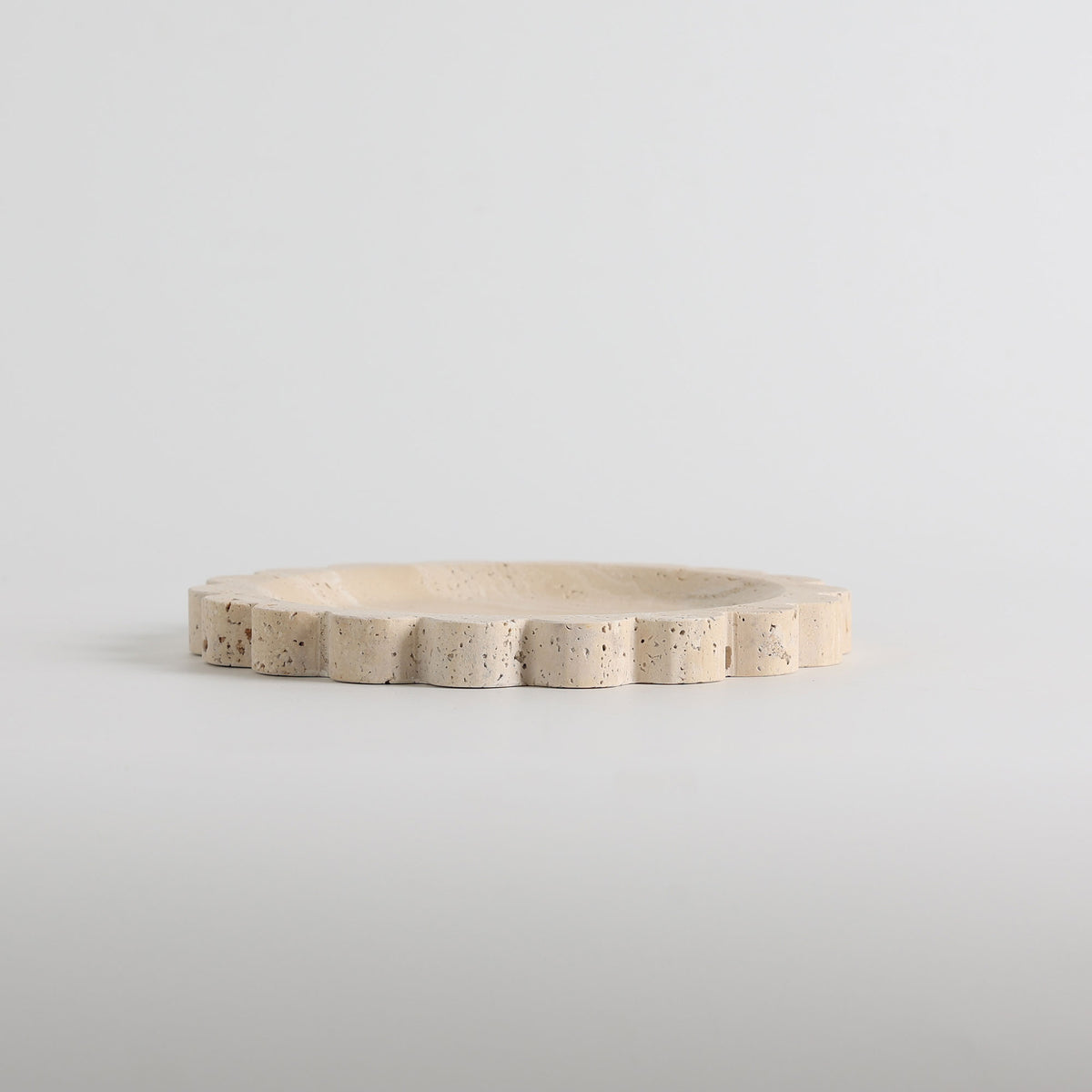 Zion Scalloped Stone Tray