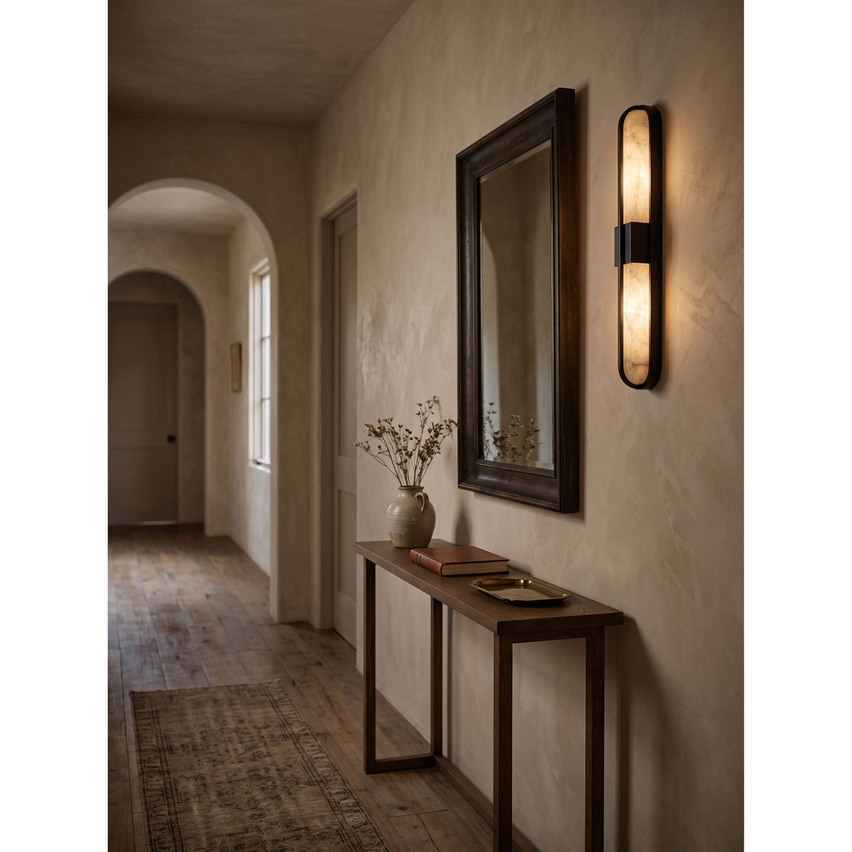 Zundiya Alabaster Wall Sconce