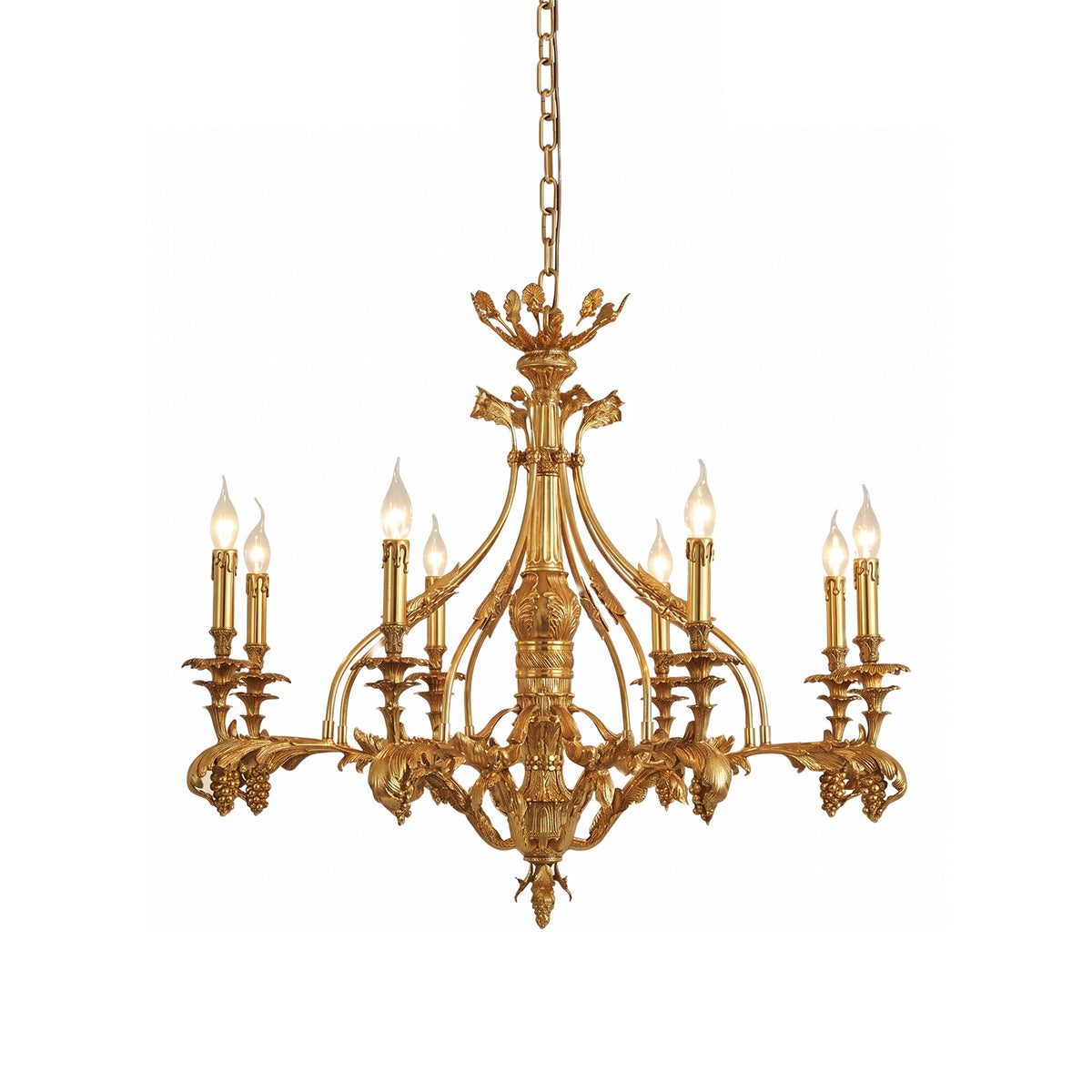 Vendome Brass Chandelier