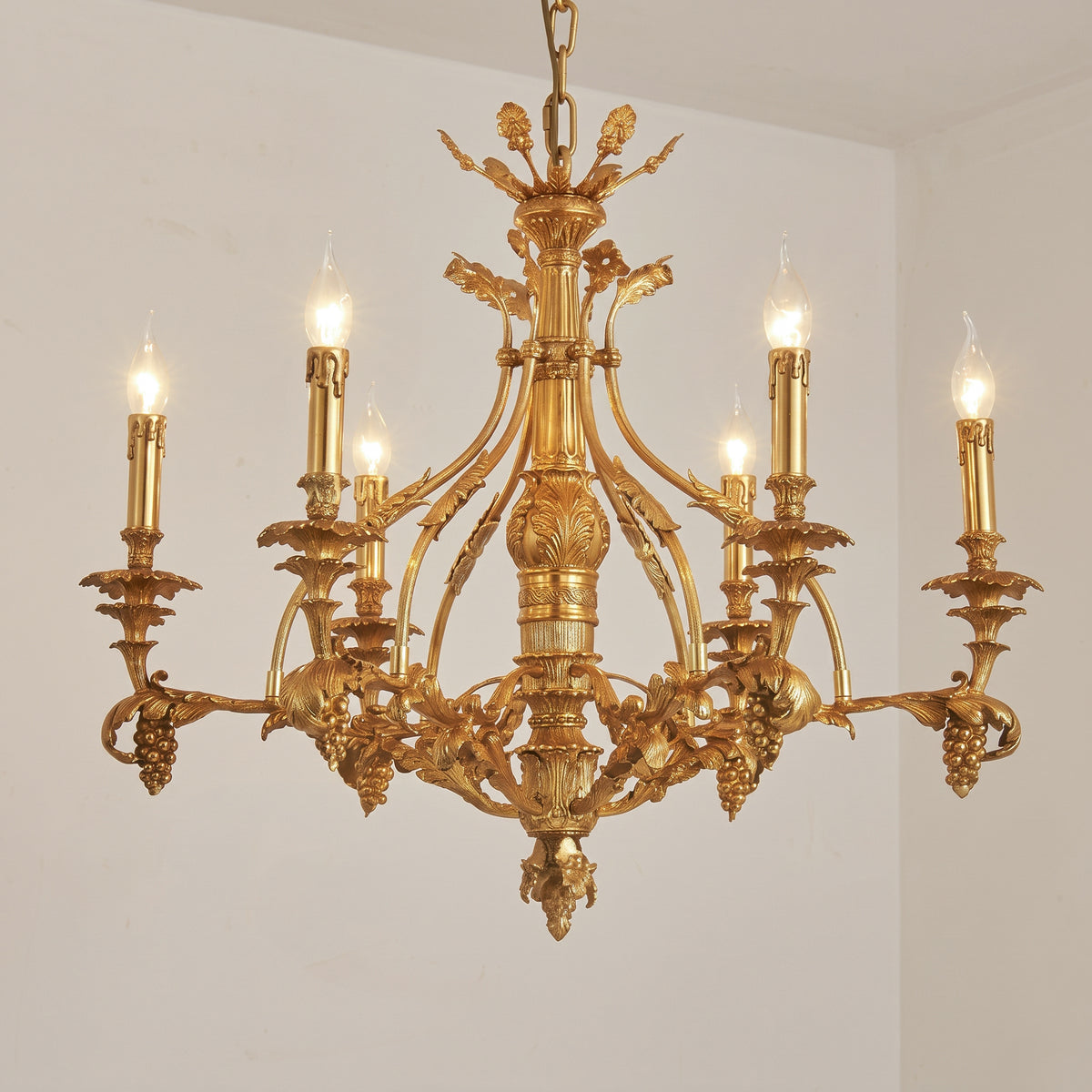 Vendome Brass Chandelier