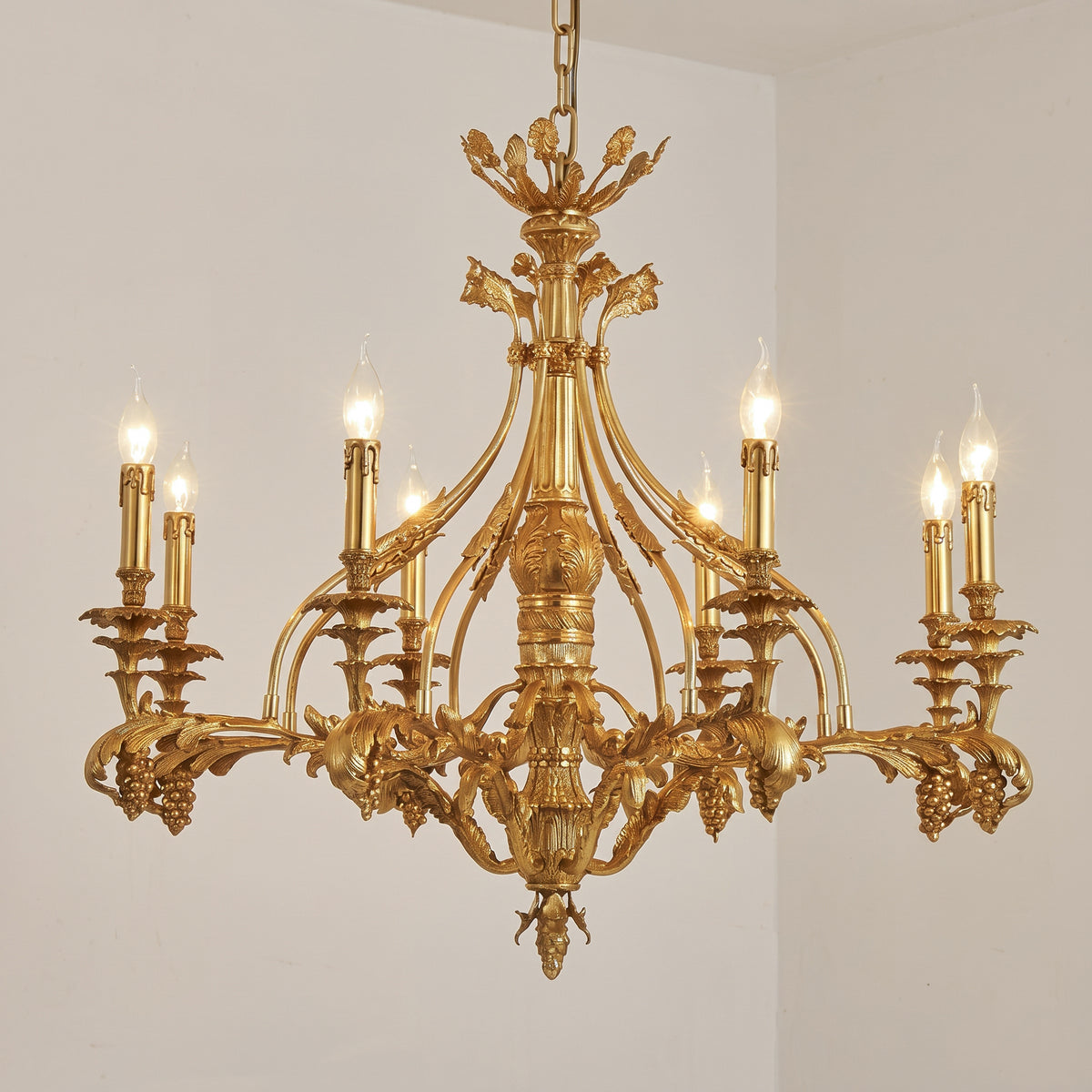 Vendome Brass Chandelier