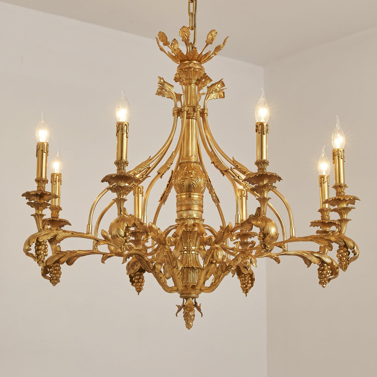 Vendome Brass Chandelier