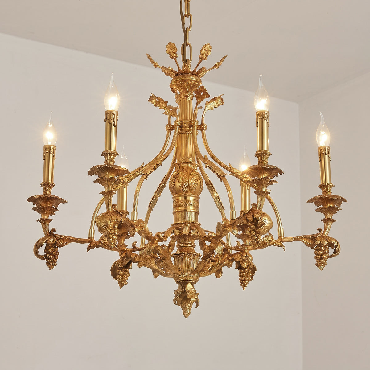 Vendome Brass Chandelier