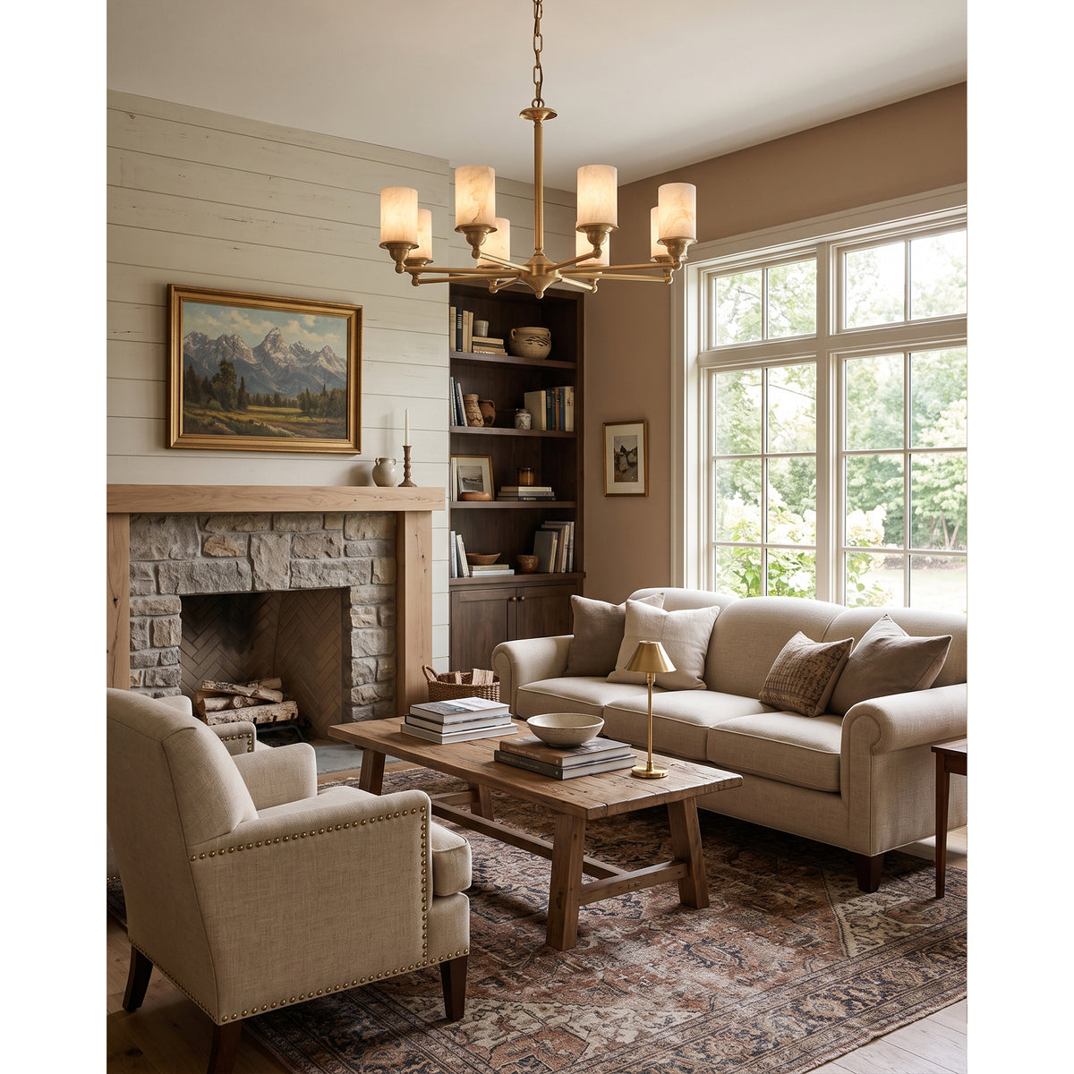 Stratton Alabaster Chandelier – detail 7
