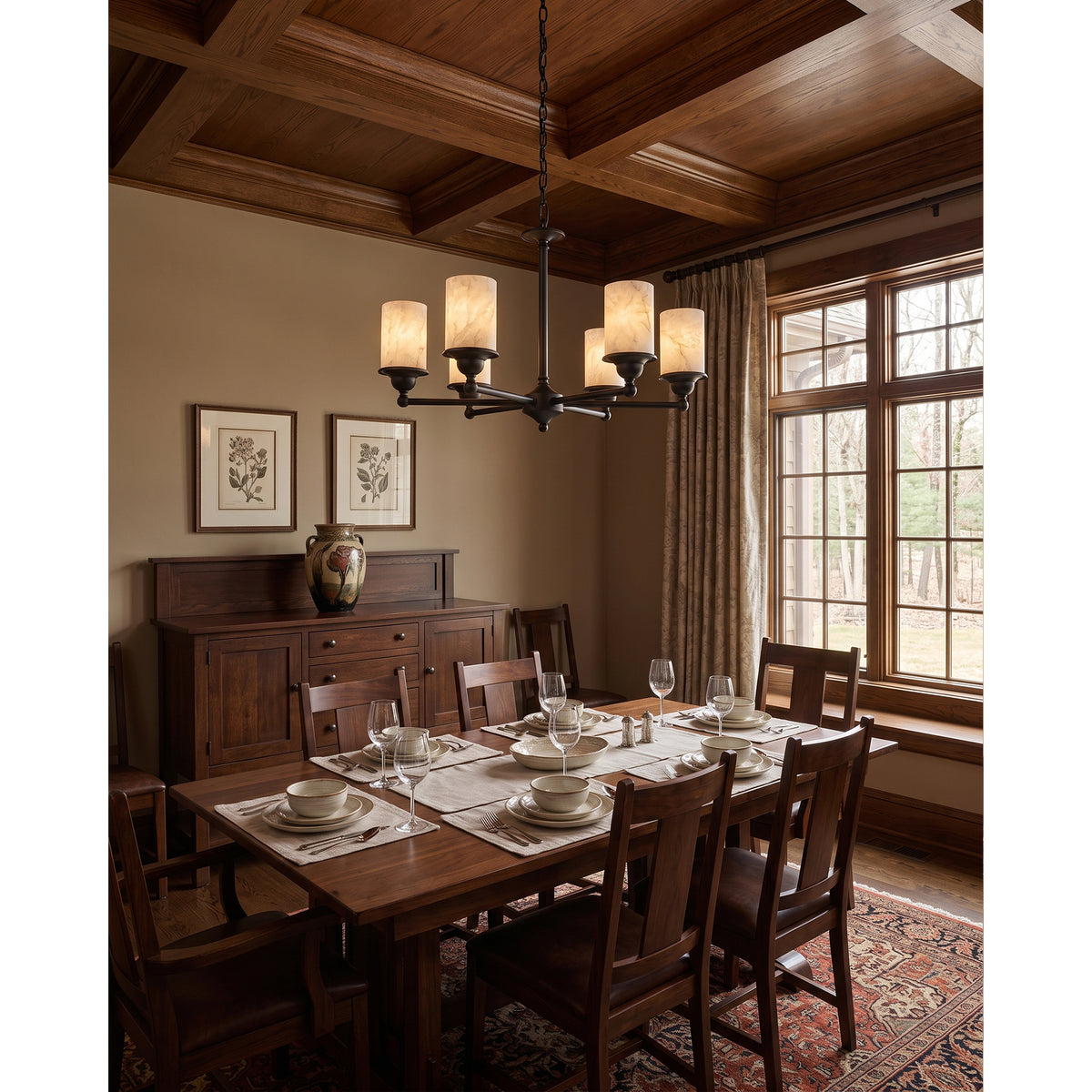 Stratton Alabaster Chandelier – detail 8
