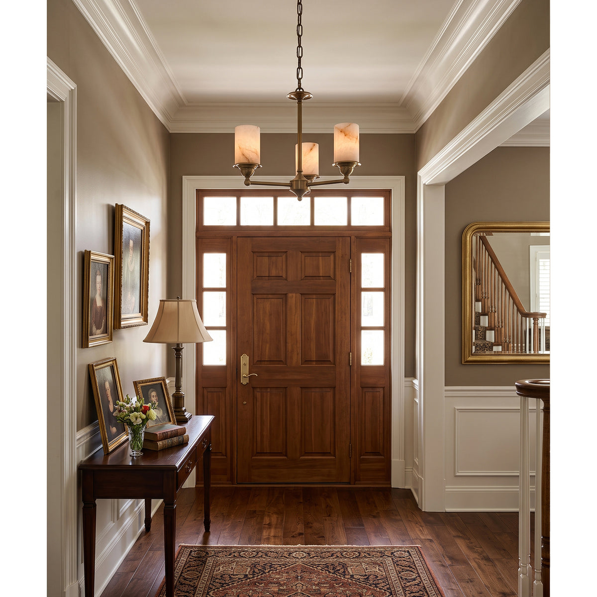 Stratton Alabaster Chandelier – detail 9