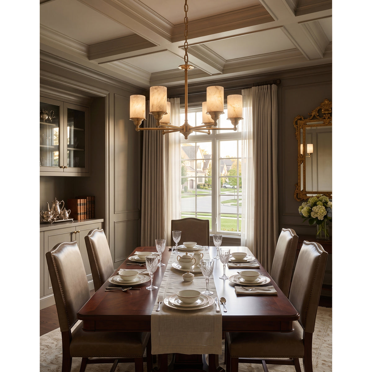 Stratton Alabaster Chandelier – detail 11