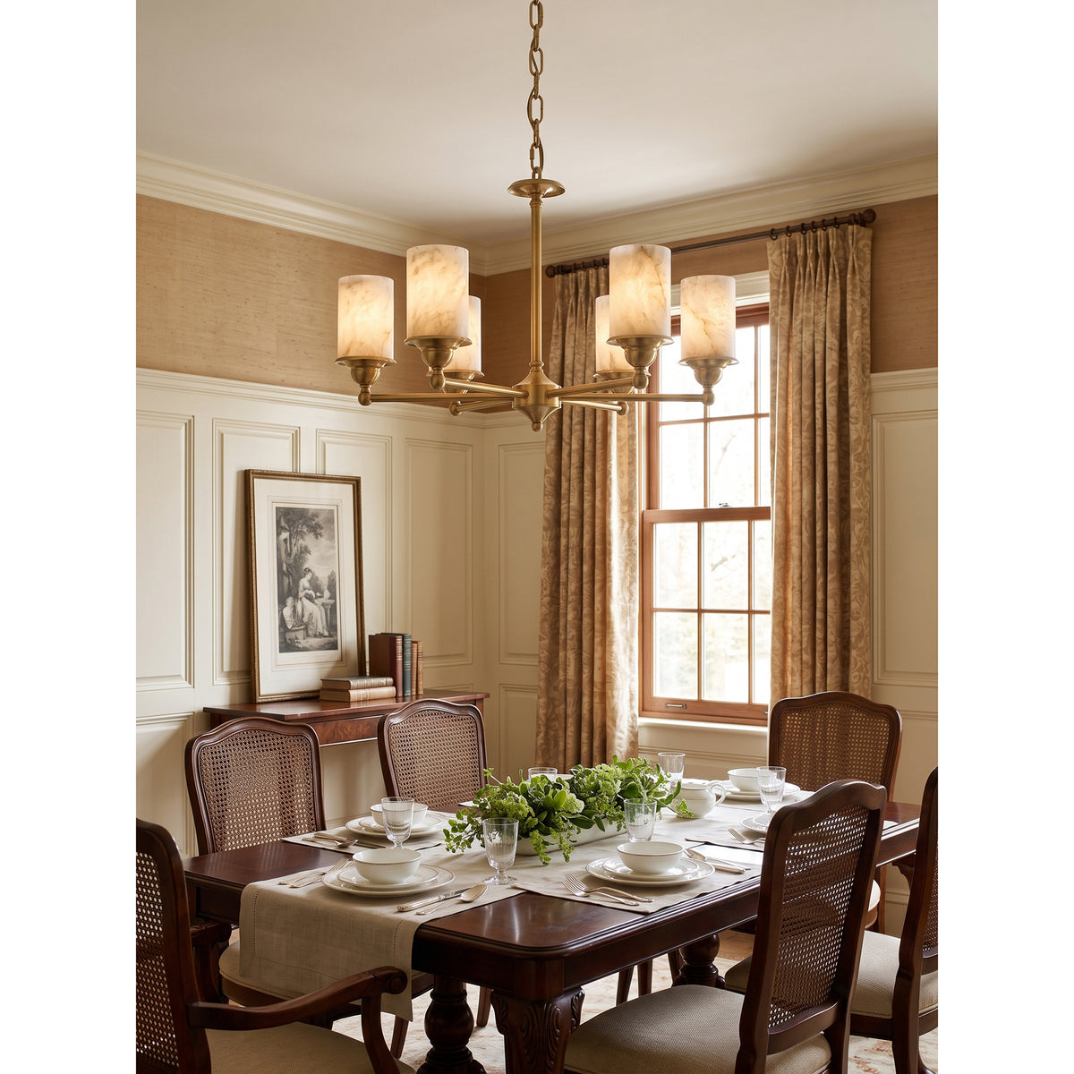 Stratton Alabaster Chandelier – detail 12