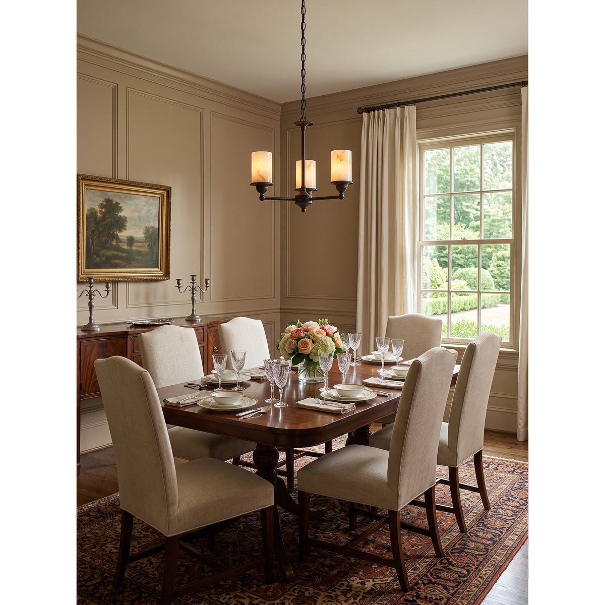 Stratton Alabaster Chandelier – detail 14