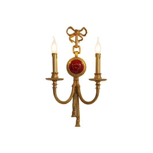 Antoinette Bow & Tassel Wall Sconce