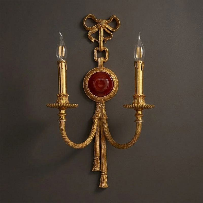 Antoinette Bow & Tassel Wall Sconce