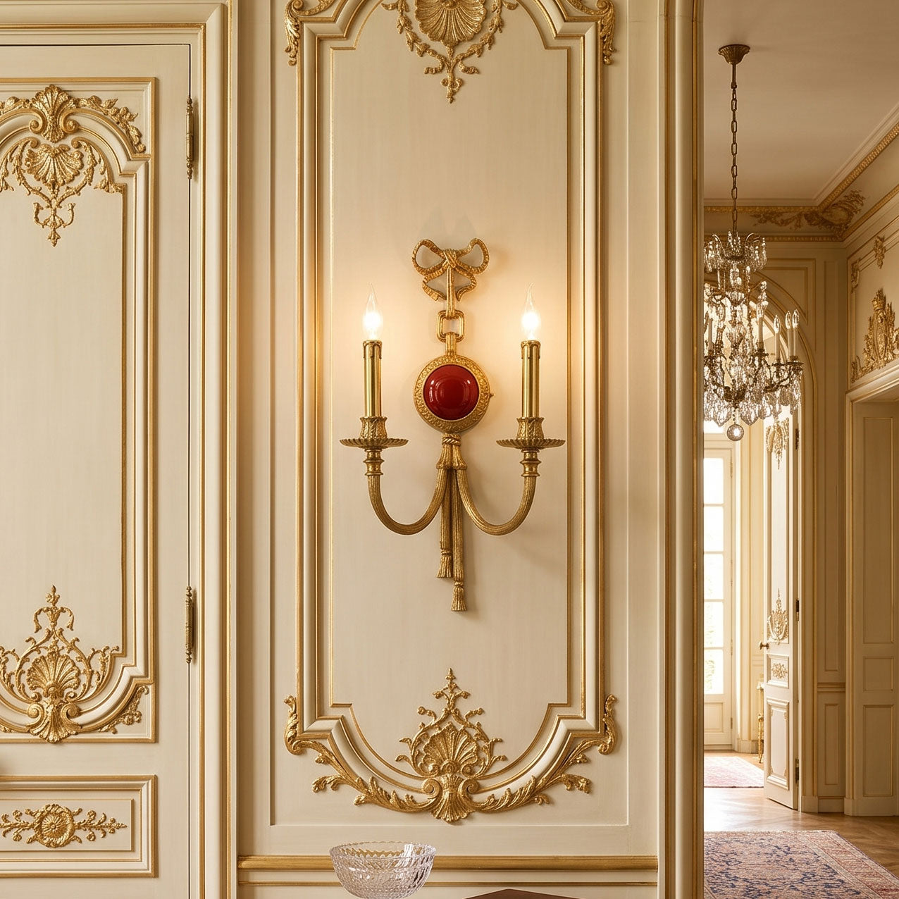 Antoinette Bow & Tassel Wall Sconce