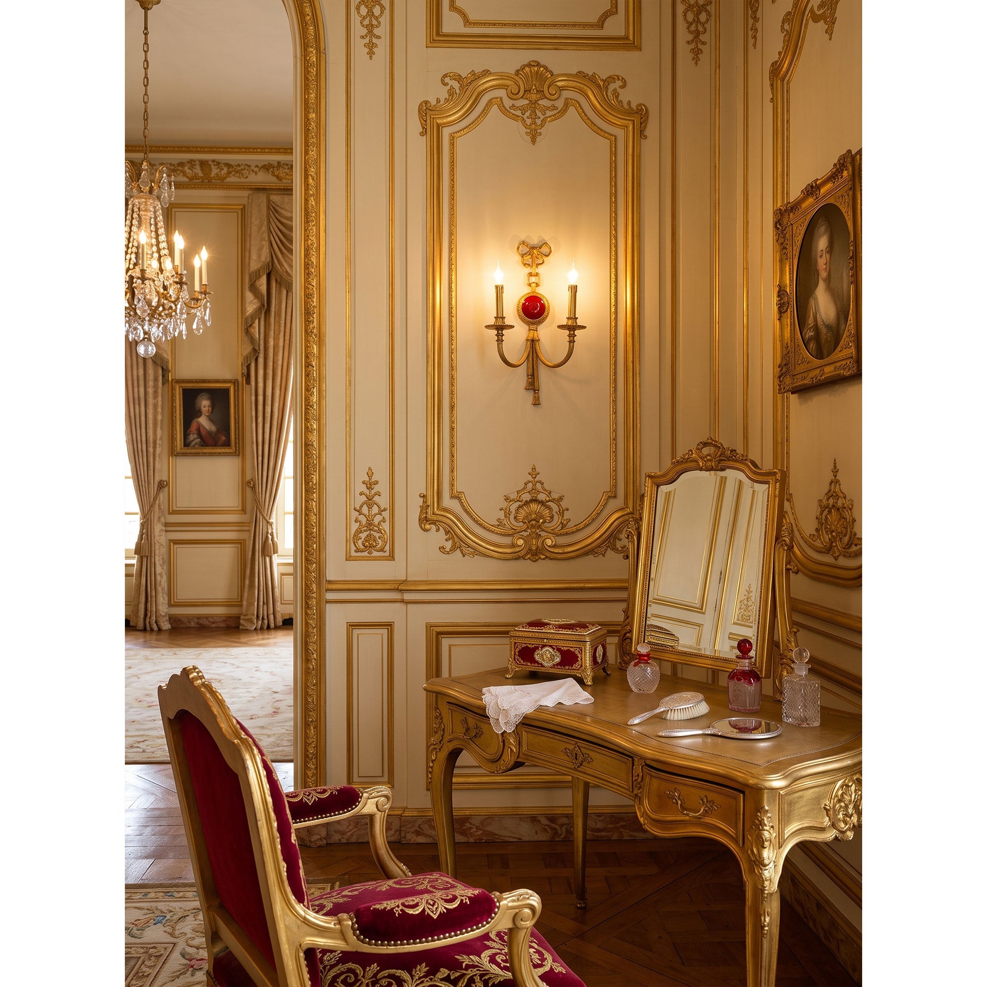 Antoinette Bow & Tassel Wall Sconce