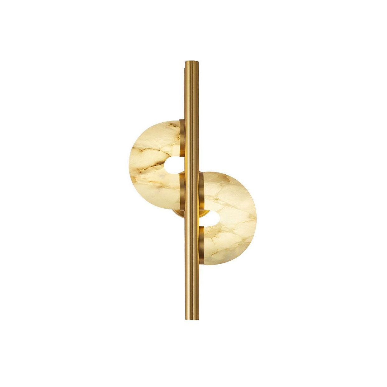 Aurelia Dual Disc Alabaster Wall Sconce