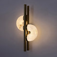 Load image into Gallery viewer, Aurelia Dual Disc Alabaster Wall Sconce
