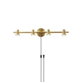 Charger l'image dans la visionneuse de la galerie, Halophane Brass Plug-in Wall Sconce
