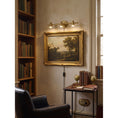 Charger l'image dans la visionneuse de la galerie, Halophane Brass Plug-in Wall Sconce
