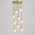 Load image into Gallery viewer, Lilin Alabaster Chandelier
