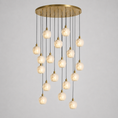 Load image into Gallery viewer, Lilin Alabaster Chandelier
