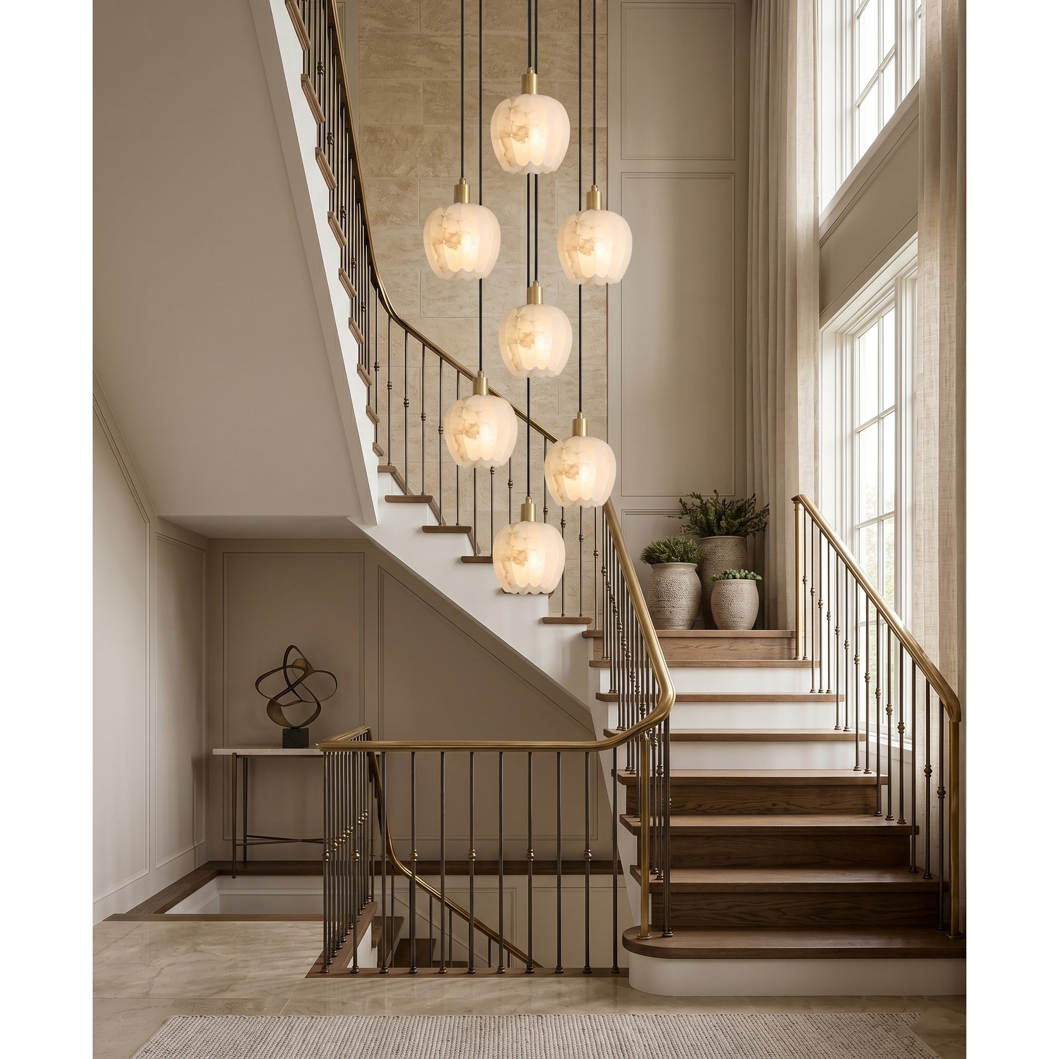 Lilin Alabaster Chandelier