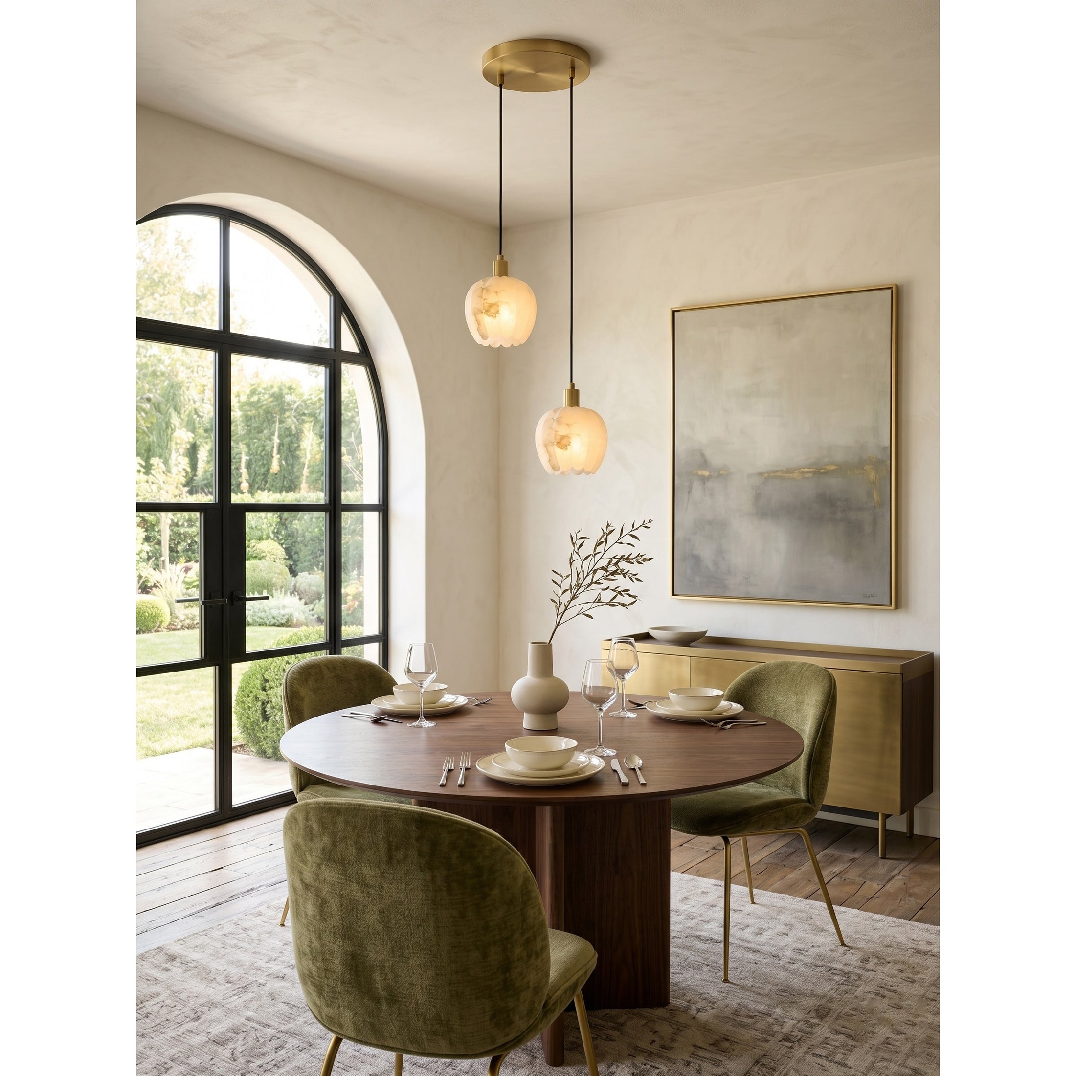Lilin Alabaster Chandelier