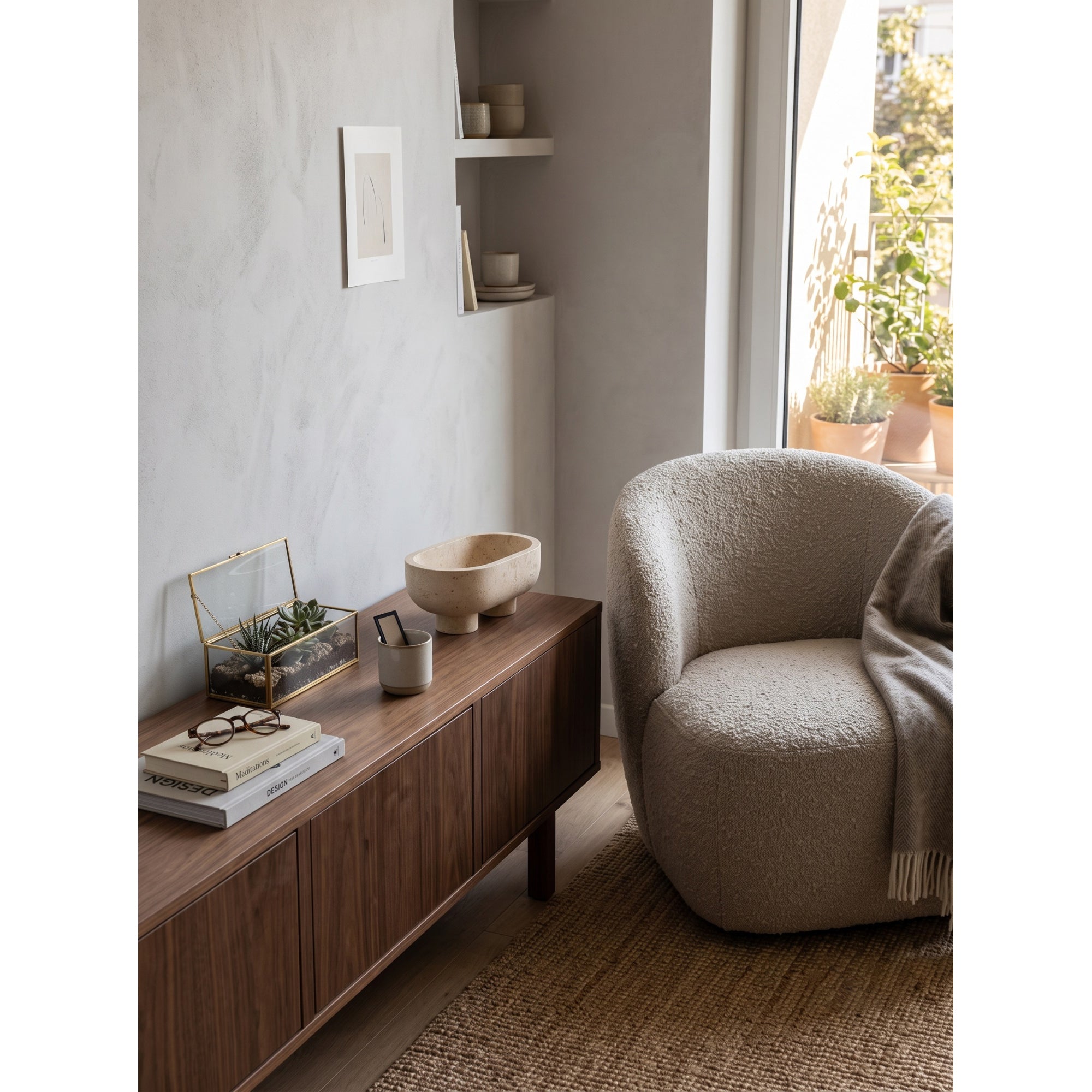 Muse Footed Oval Tray