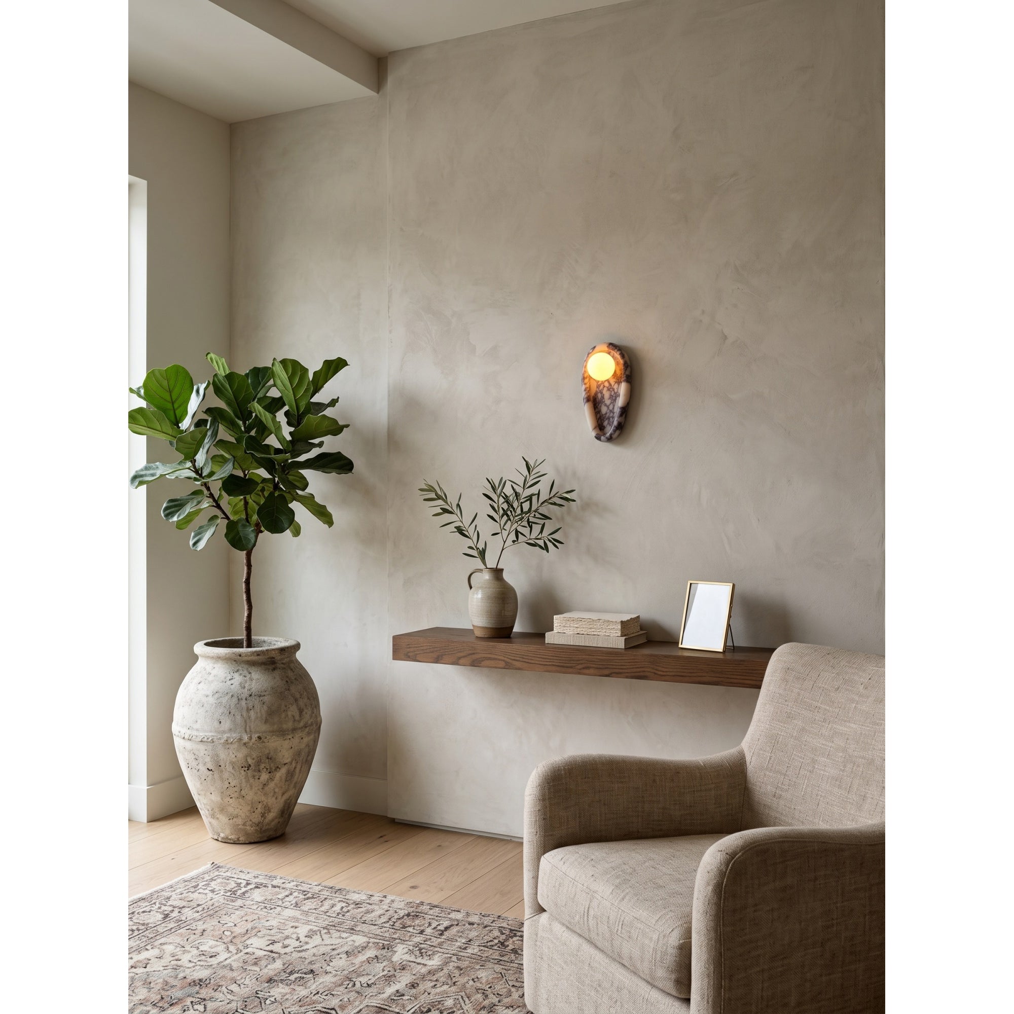 Nidus Marble Wall Sconce