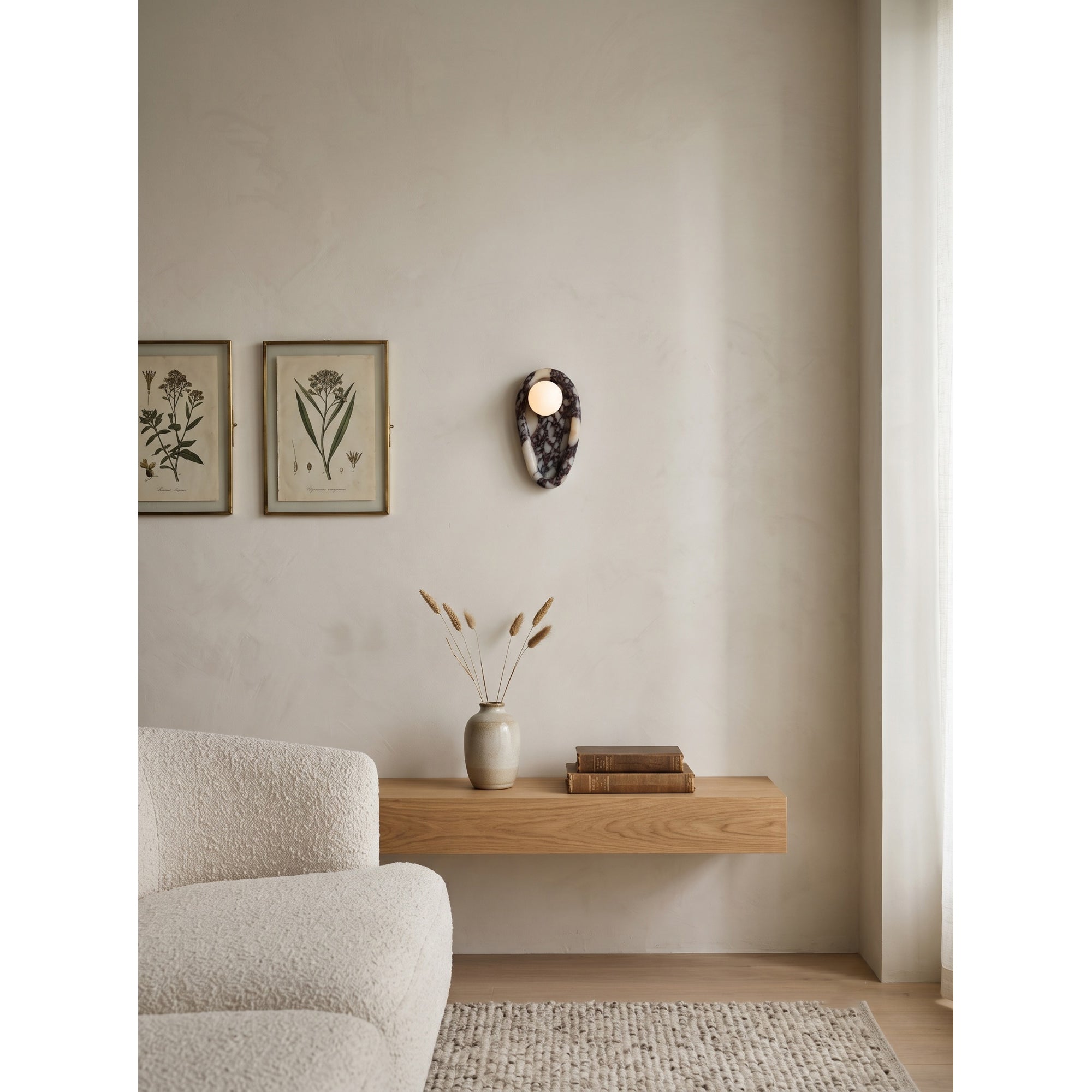 Nidus Marble Wall Sconce