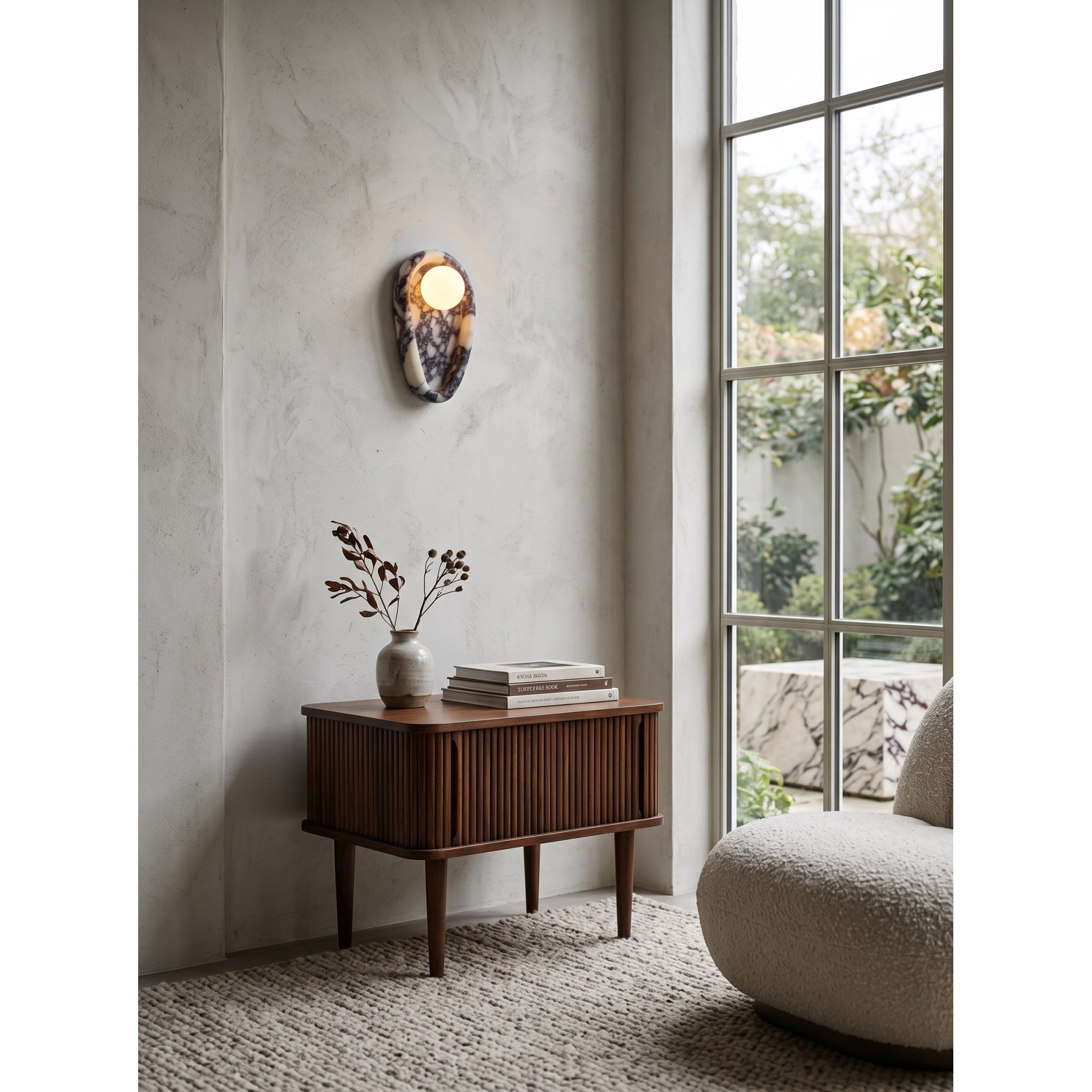 Nidus Marble Wall Sconce