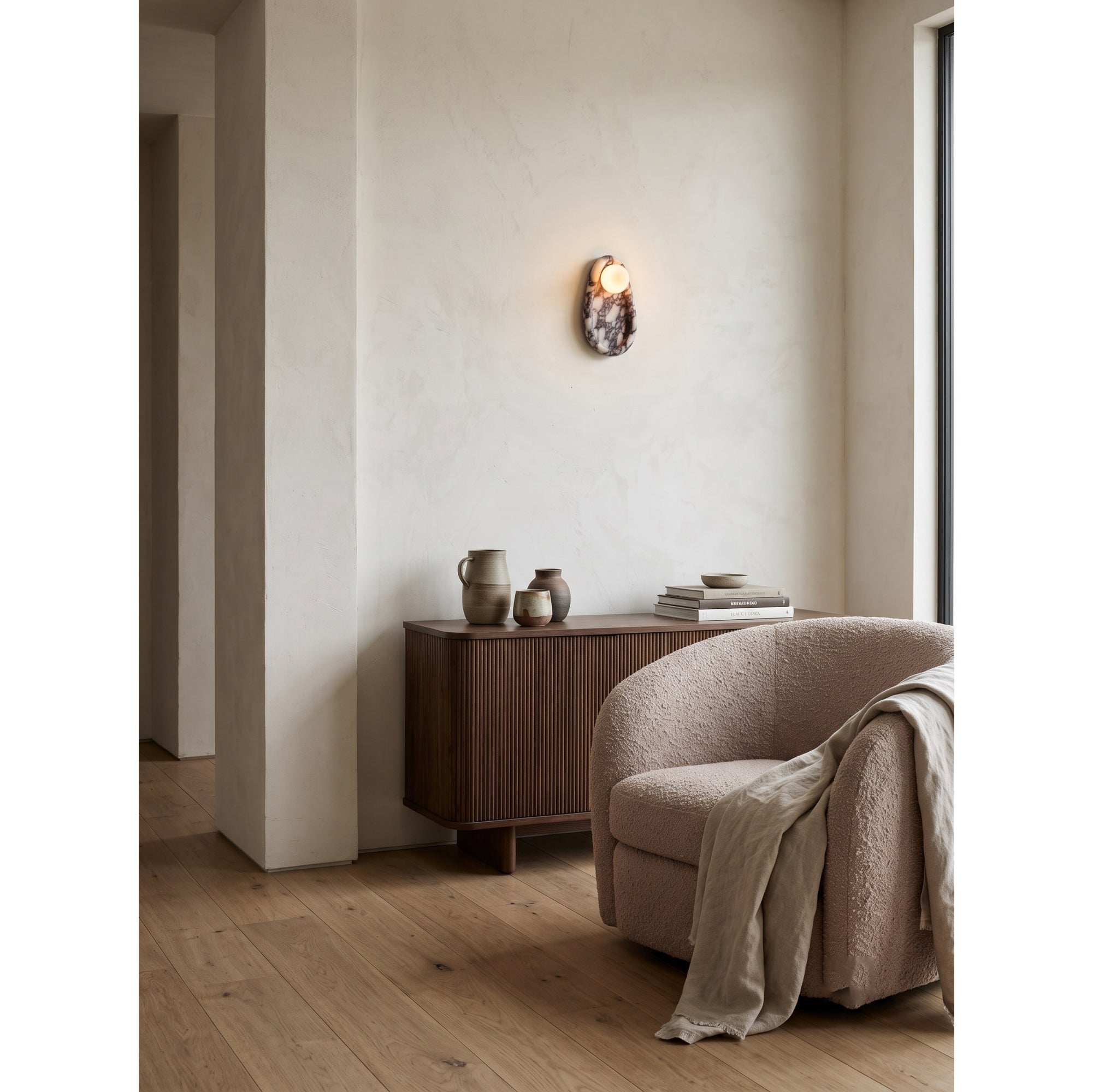 Nidus Marble Wall Sconce