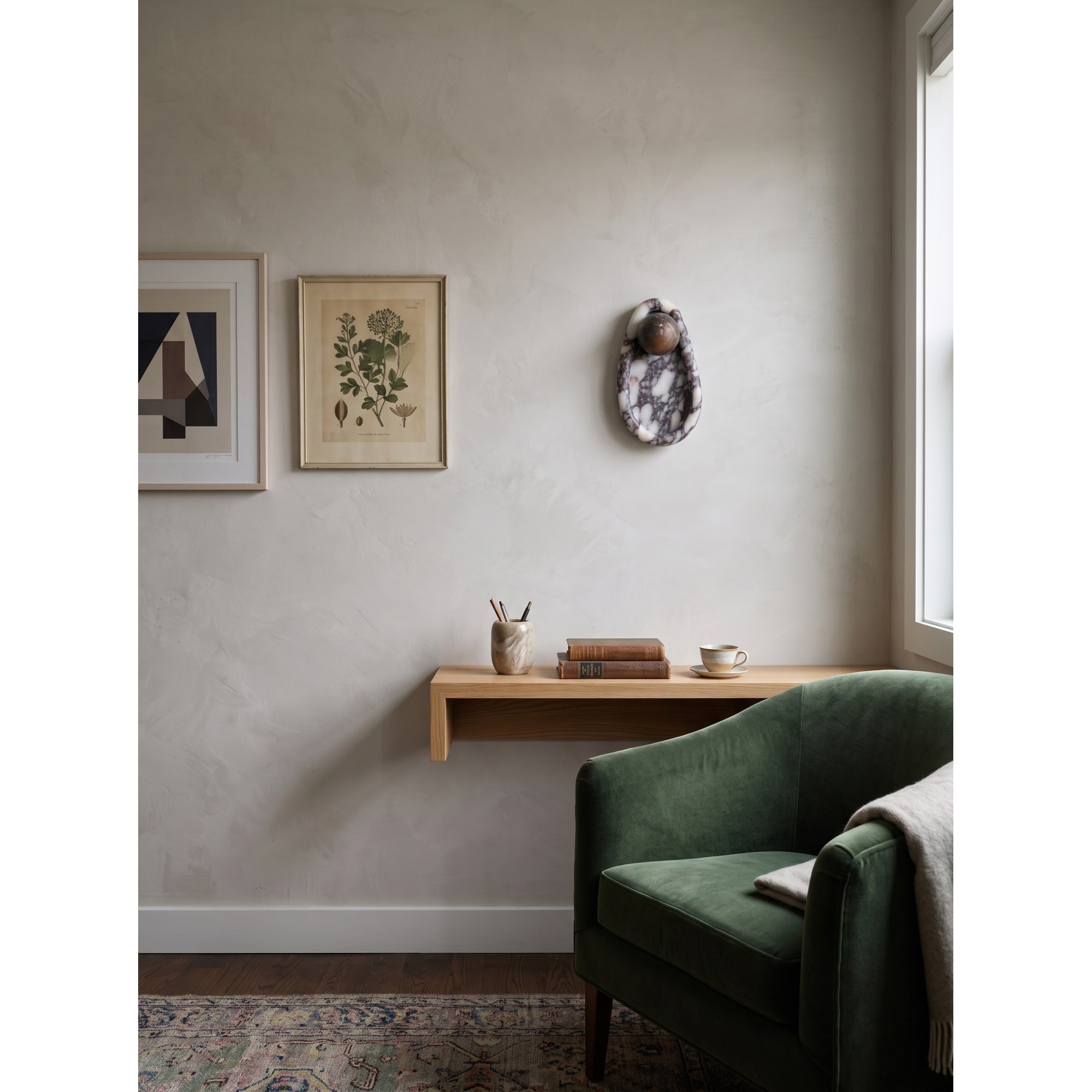 Nidus Marble Wall Sconce