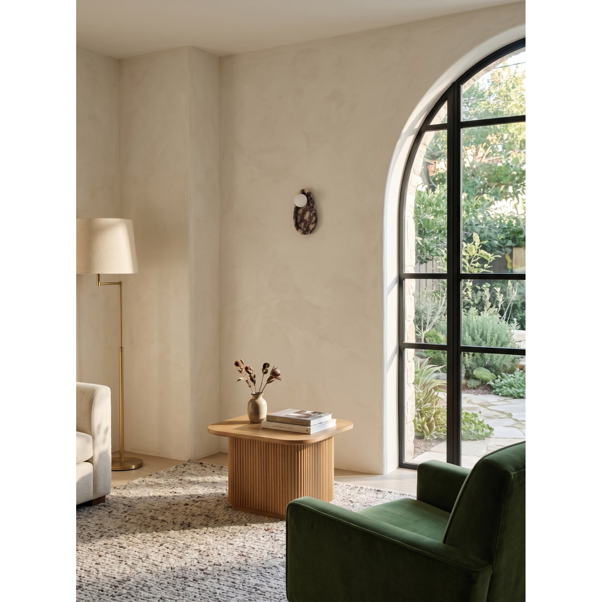 Nidus Marble Wall Sconce