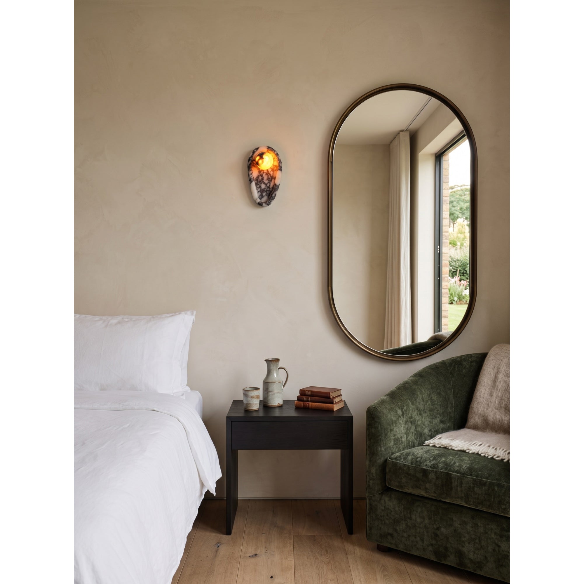 Nidus Marble Wall Sconce