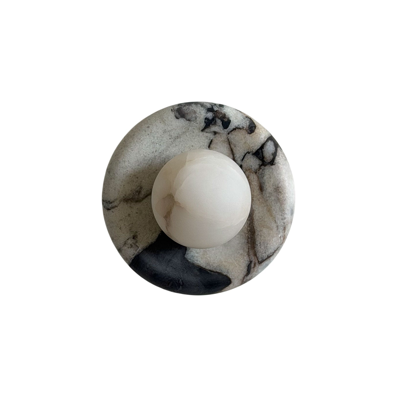 Orli Marble Alabaster Wall Sconce