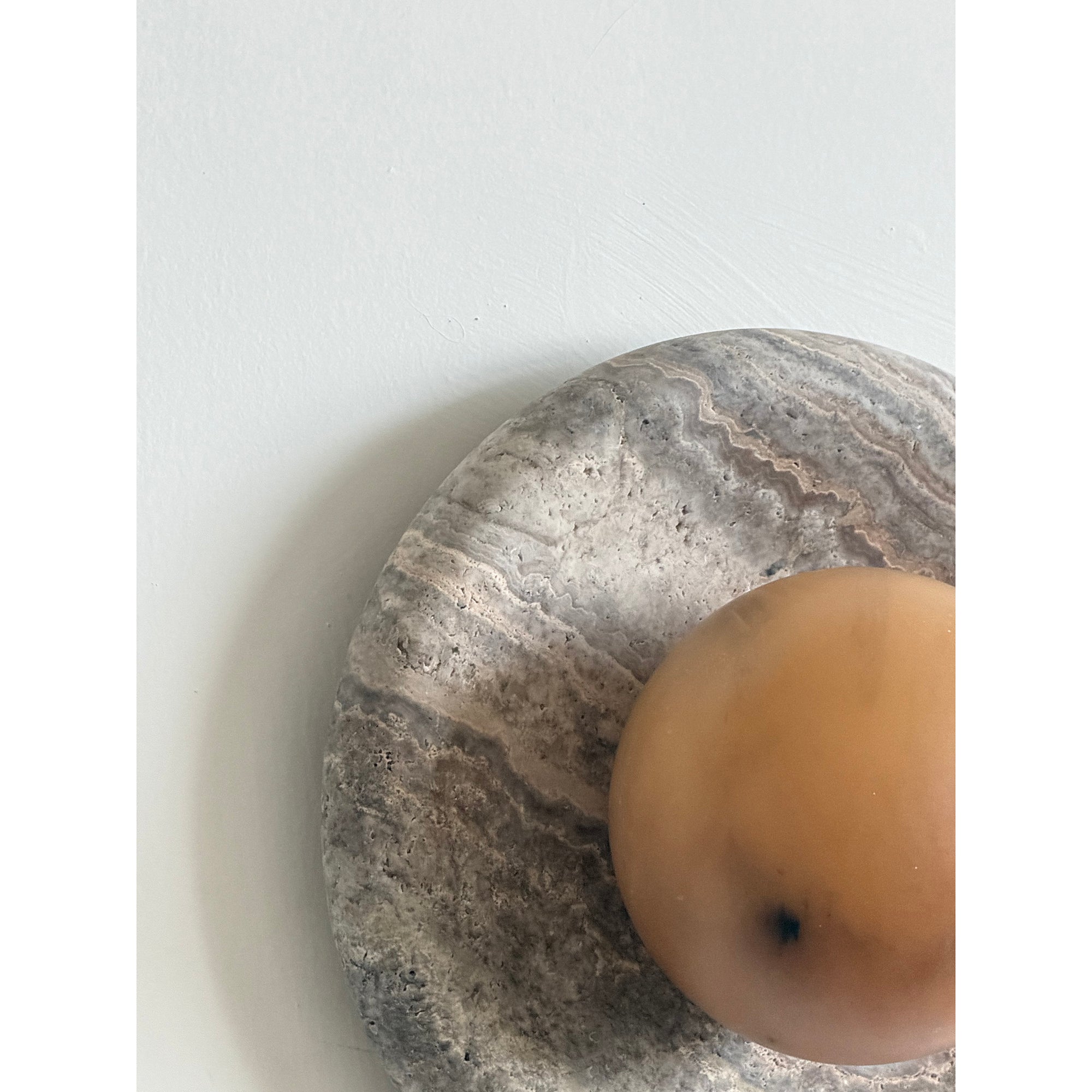 Orli Marble Alabaster Wall Sconce