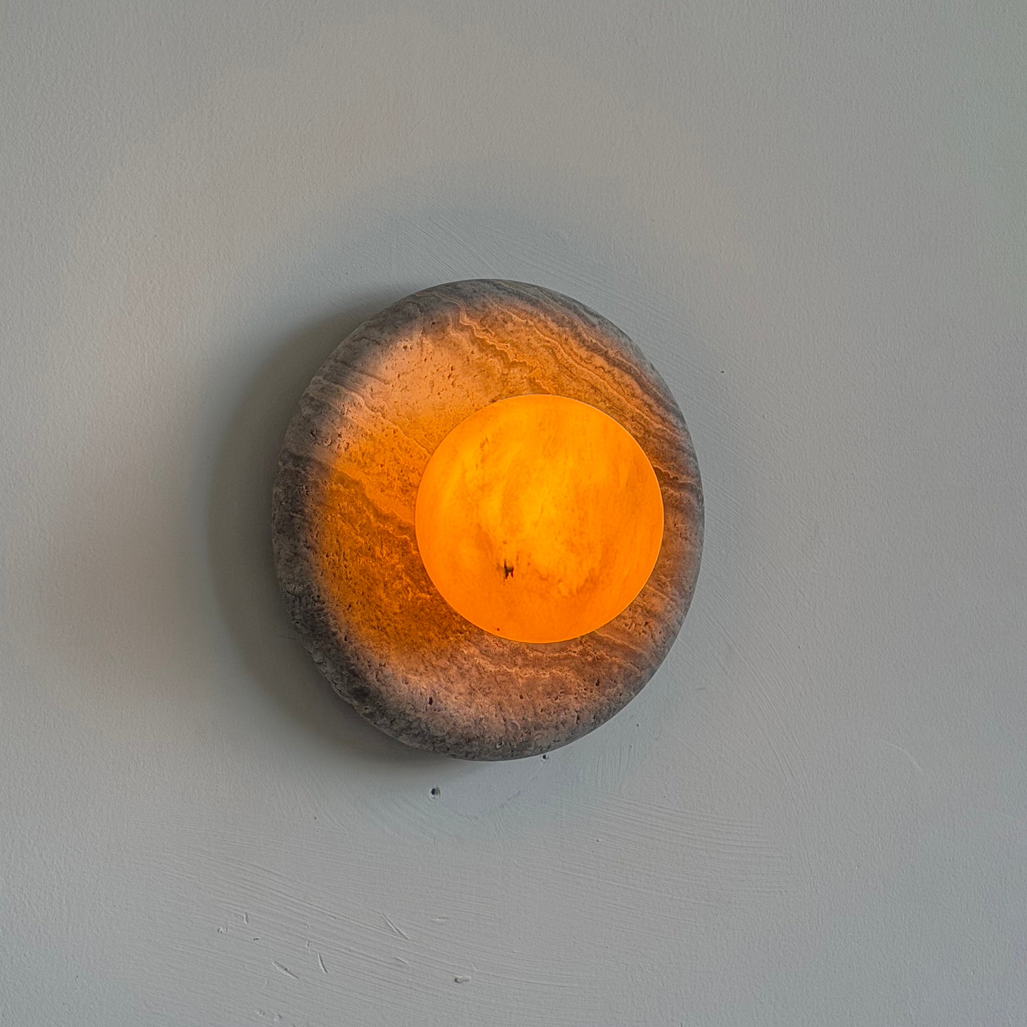 Orli Marble Alabaster Wall Sconce