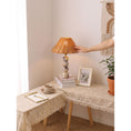 Load image into Gallery viewer, Rattan Marble Table Lamp
