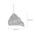Load image into Gallery viewer, Rattan Spiral Shell Pendant Lamp
