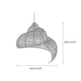 Load image into Gallery viewer, Rattan Spiral Shell Pendant Lamp
