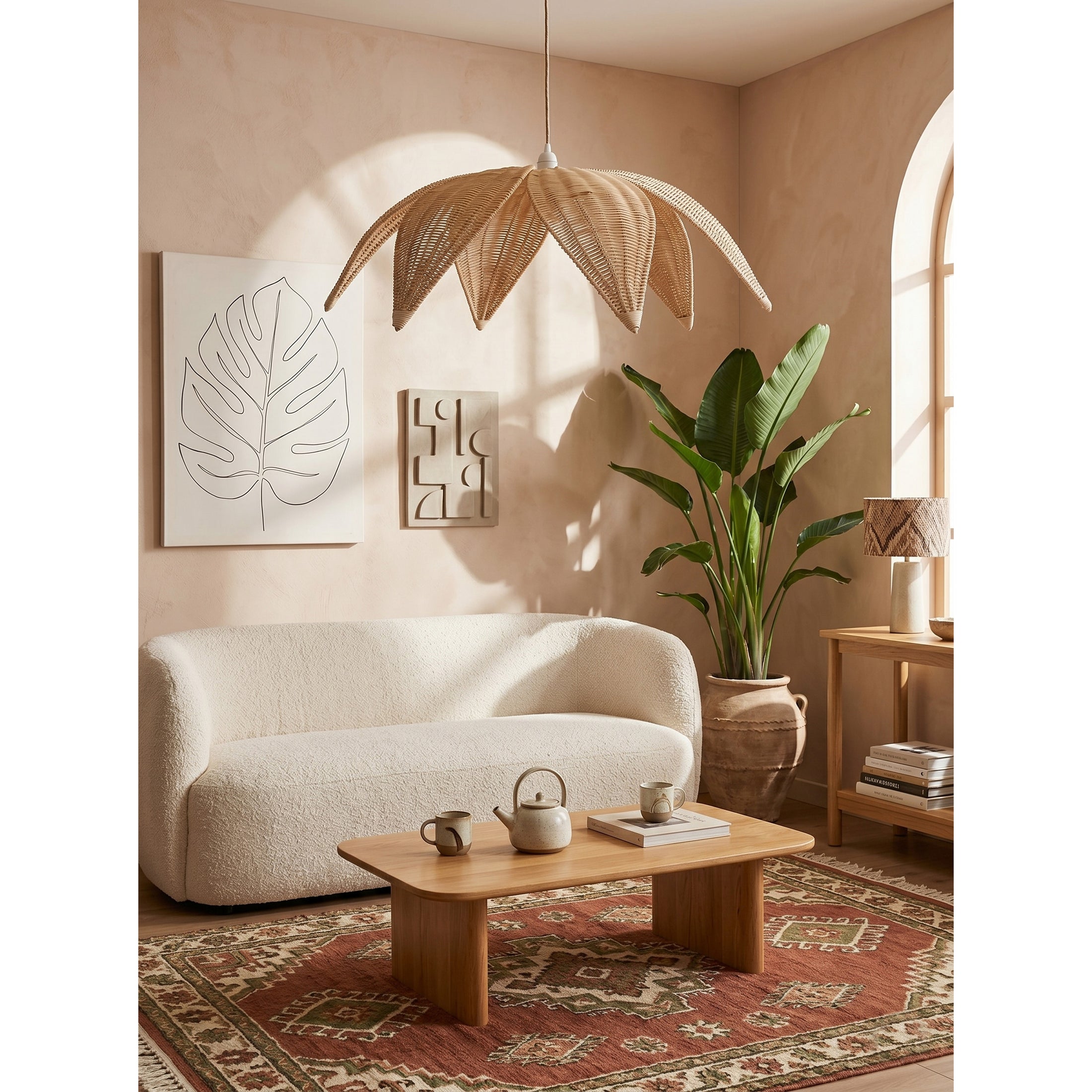 Rattan Leaves Pendant Lamp
