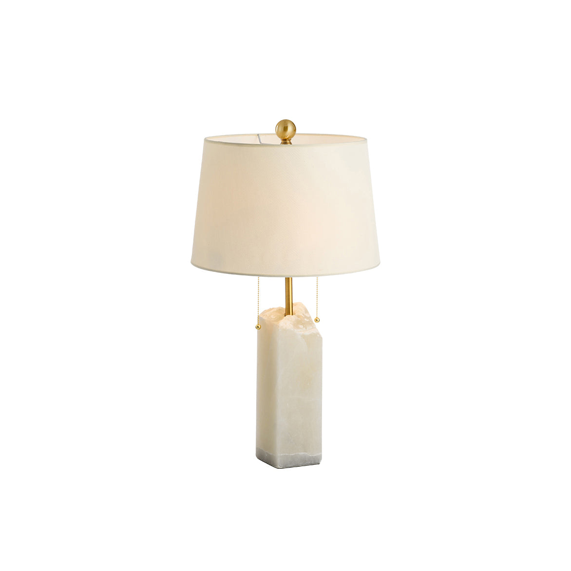 Raw Alabaster Table Lamp