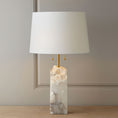 Load image into Gallery viewer, Raw Alabaster Table Lamp
