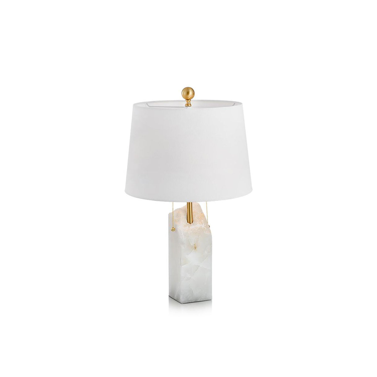 Raw Alabaster Table Lamp