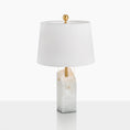 Load image into Gallery viewer, Raw Alabaster Table Lamp
